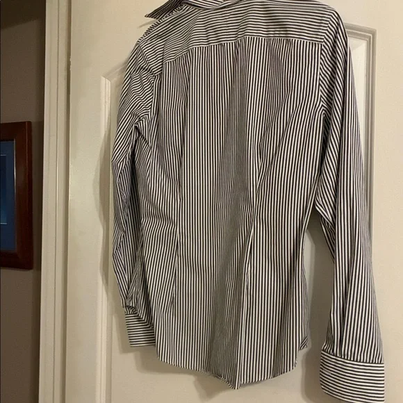 Lauren Ralph Lauren Stripe Button Down Shirt - M - Picture 4 of 4